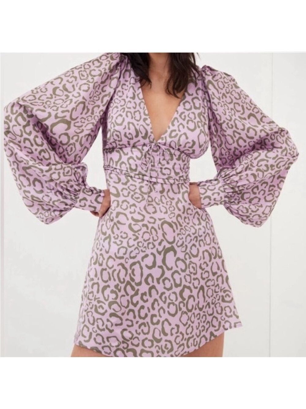 FOR LOVE AND LEMONS June Purple
Leopard Print Dress